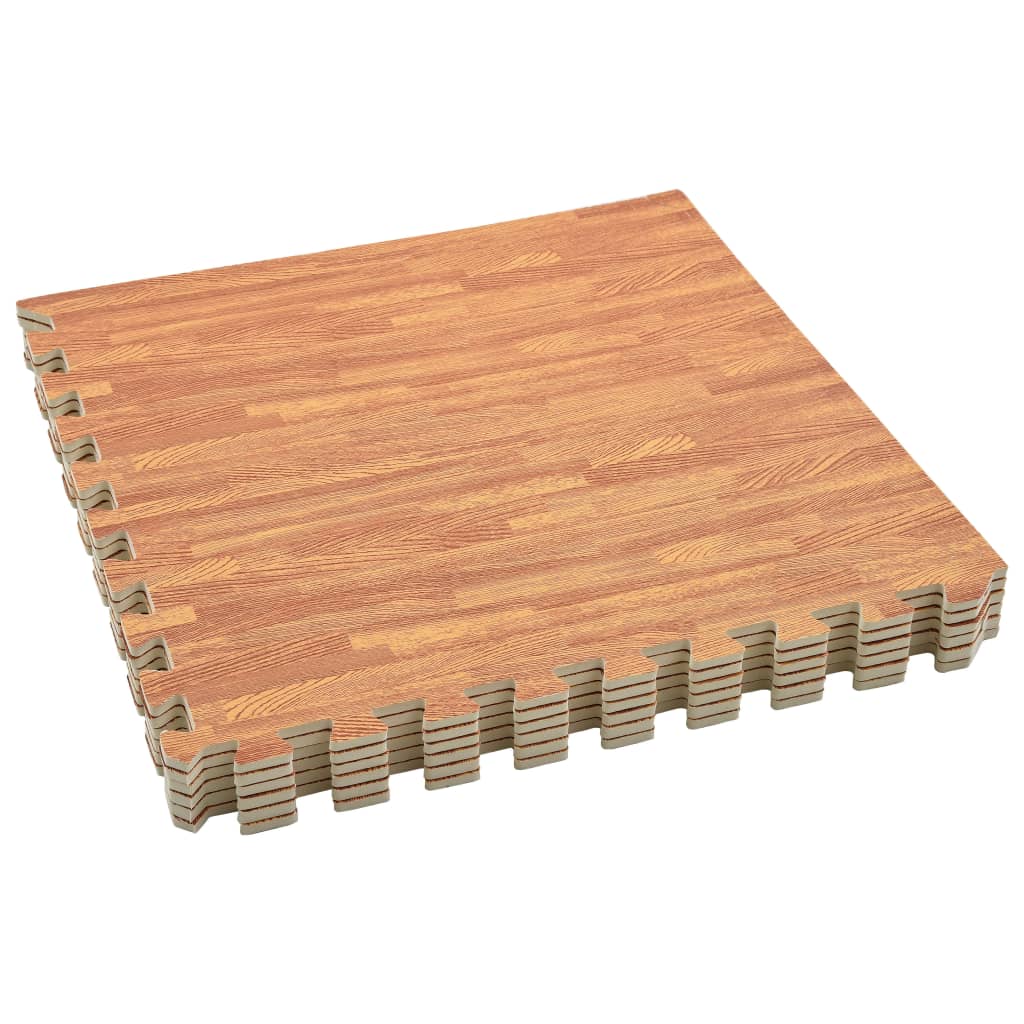 Exercise mats, 6 pcs., wood fiber, 2.16 ㎡, EVA foam