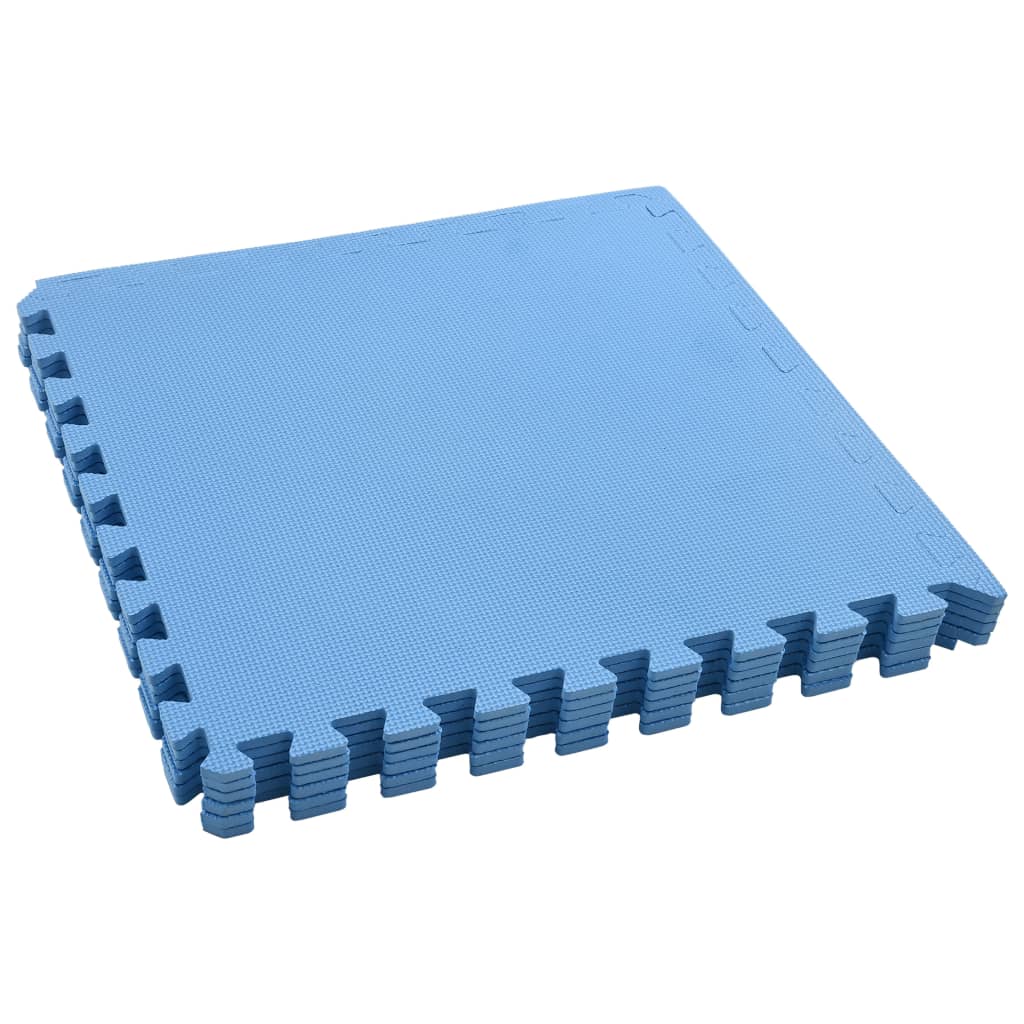 Exercise mats, 6 pcs., blue, 2.16 ㎡, EVA foam