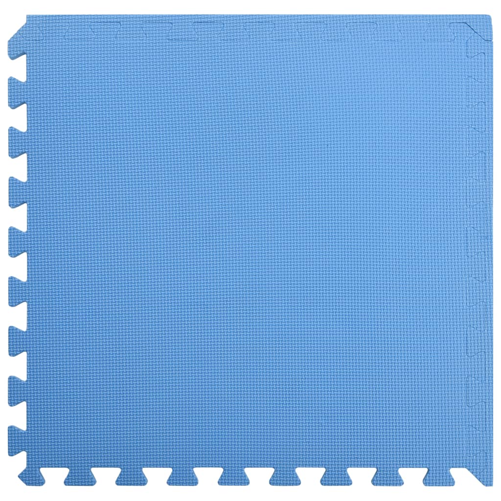 Exercise mats, 6 pcs., blue, 2.16 ㎡, EVA foam