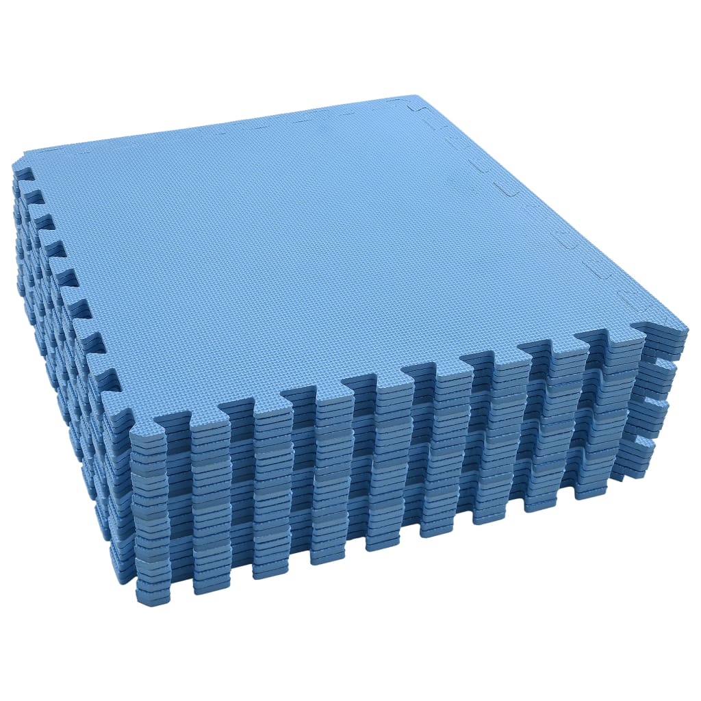 Exercise mats, 24 pcs., blue, 8.64 ㎡, EVA foam