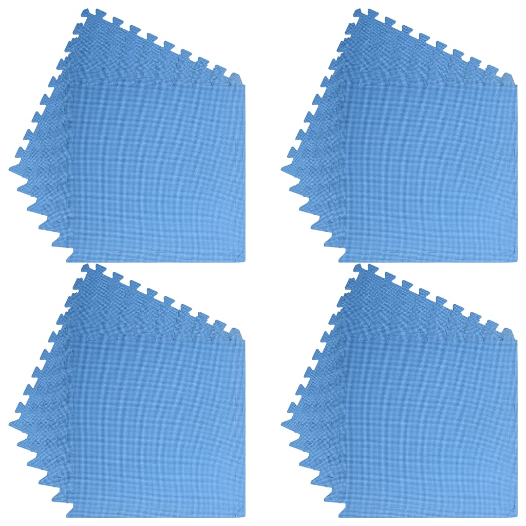 Exercise mats, 24 pcs., blue, 8.64 ㎡, EVA foam