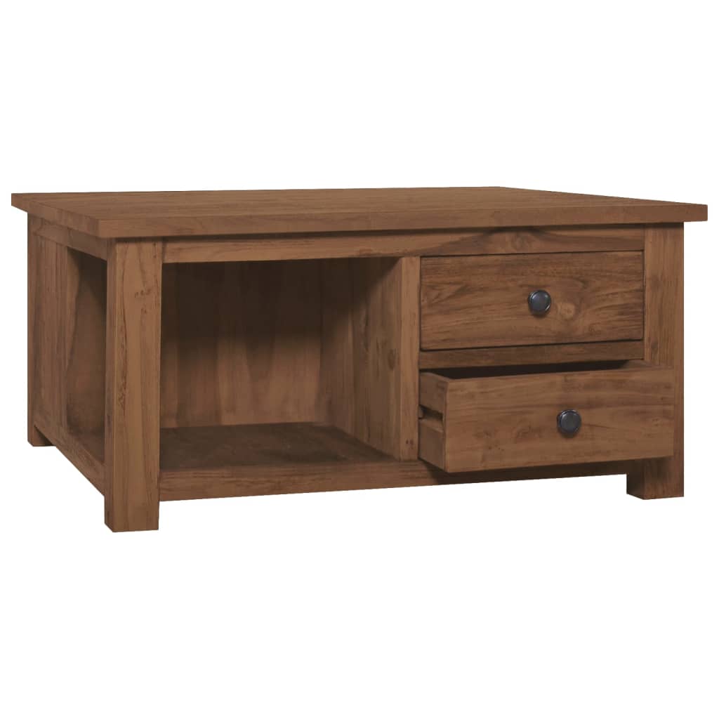 Coffee table, 68 x 68 x 33 cm, solid teak wood