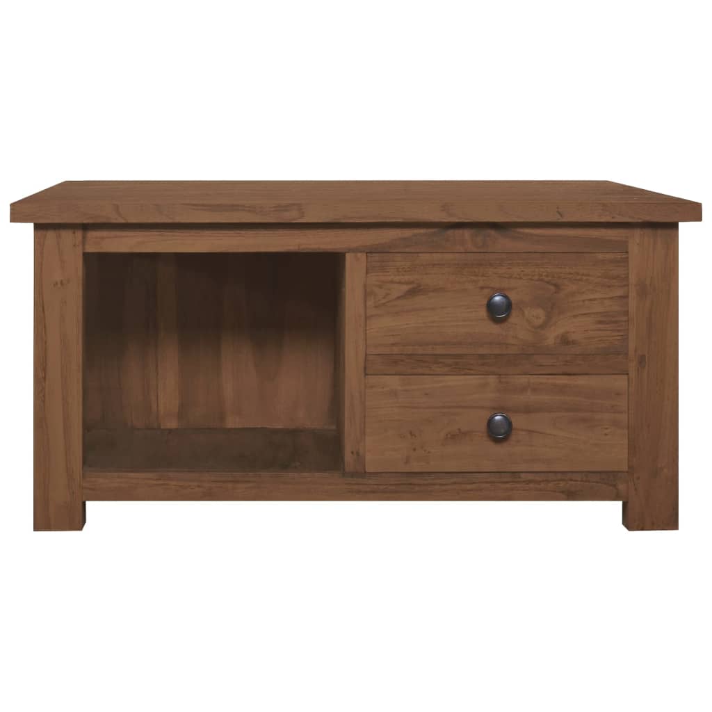 Coffee table, 68 x 68 x 33 cm, solid teak wood