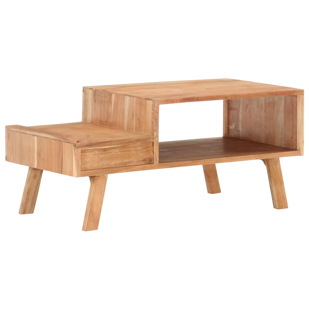 Coffee table, 100x50x45 cm, solid acacia wood