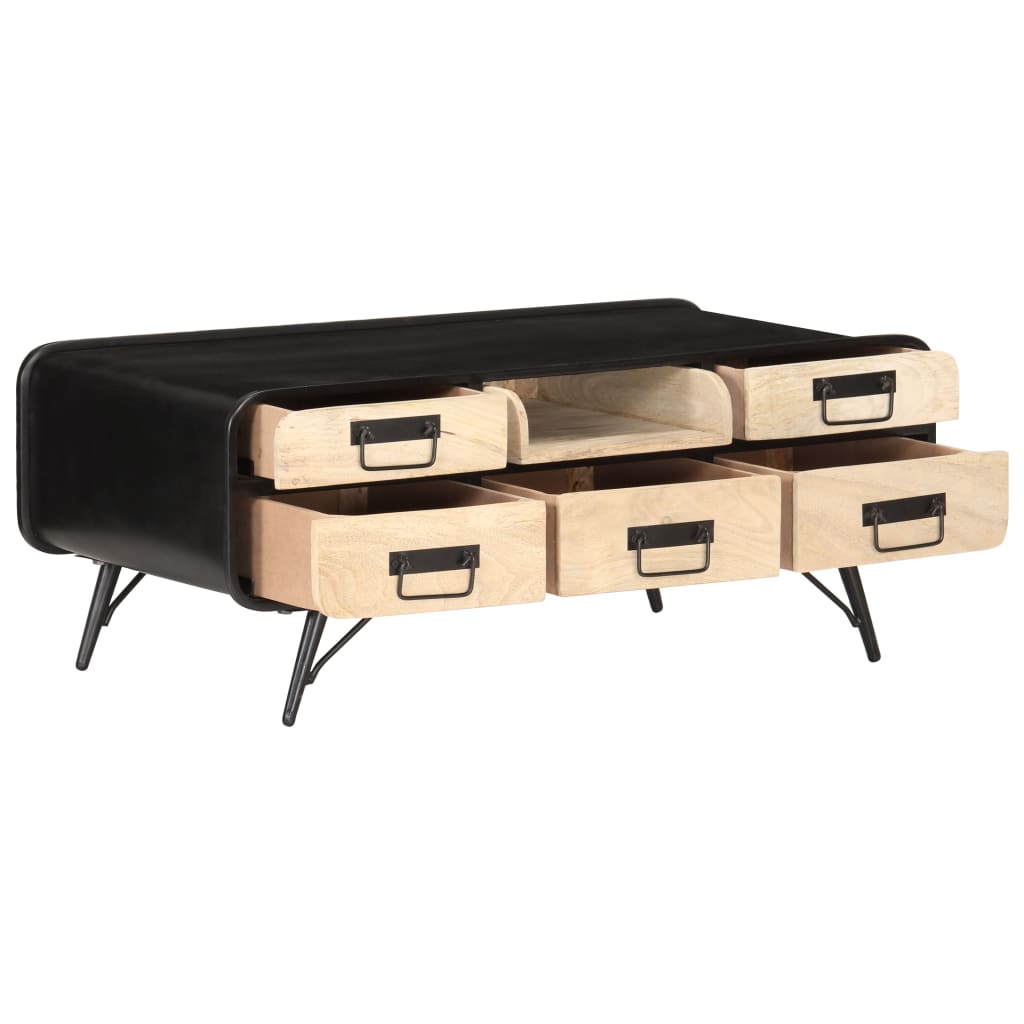 Coffee table, 100 x 50 x 40 cm, solid mango wood