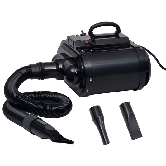 Pet dryer, dual motor, black