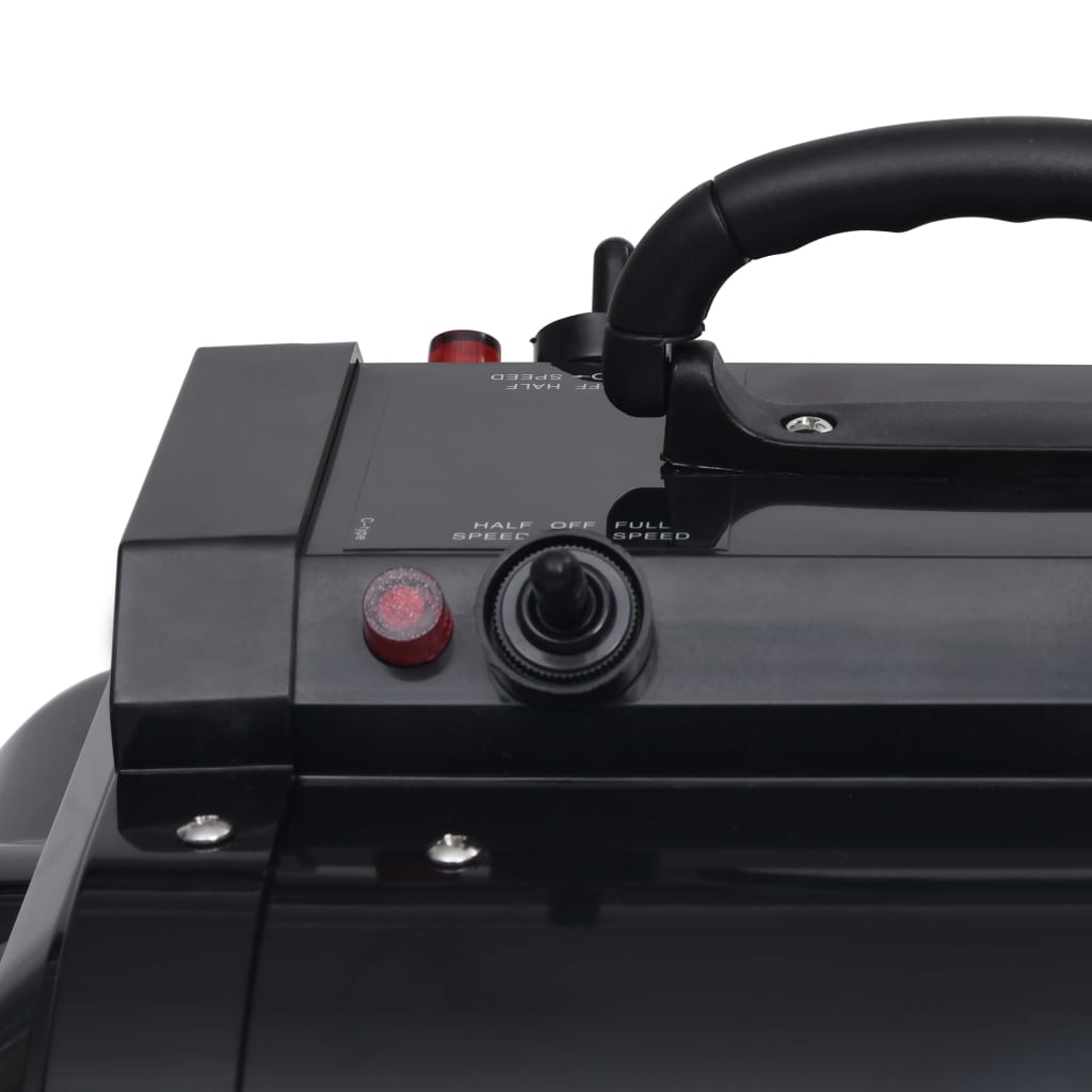 Pet dryer, dual motor, black