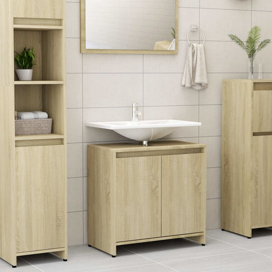 Bathroom cabinet, Sonoma oak, 60 x 33 x 61 cm, chipboard