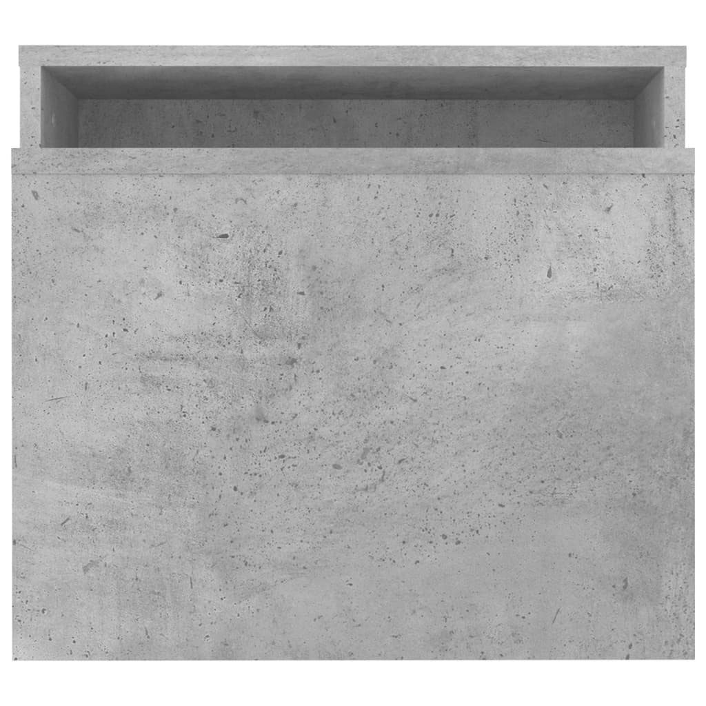 Set măsuțe de cafea, gri beton, 100x48x40 cm, lemn prelucrat