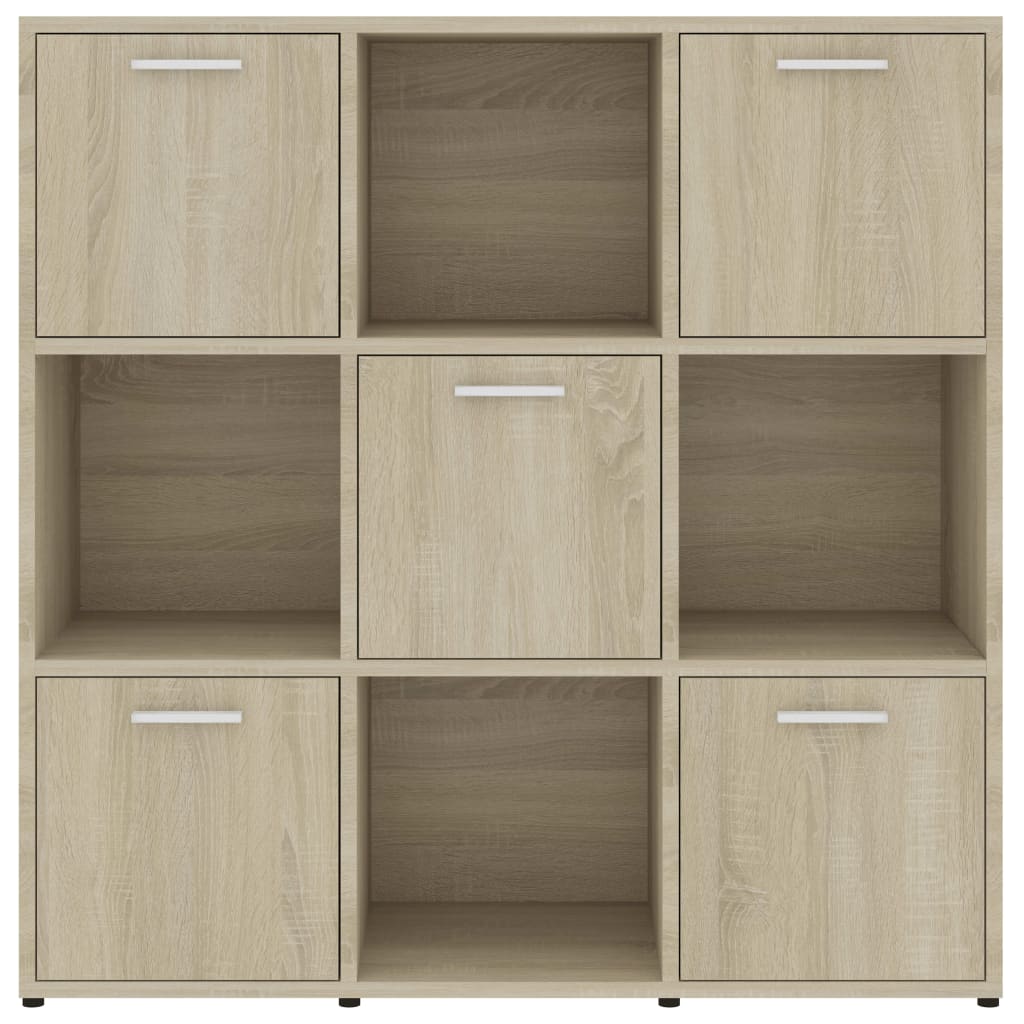 Bookcase, Sonoma oak, 90 x 30 x 90 cm, chipboard