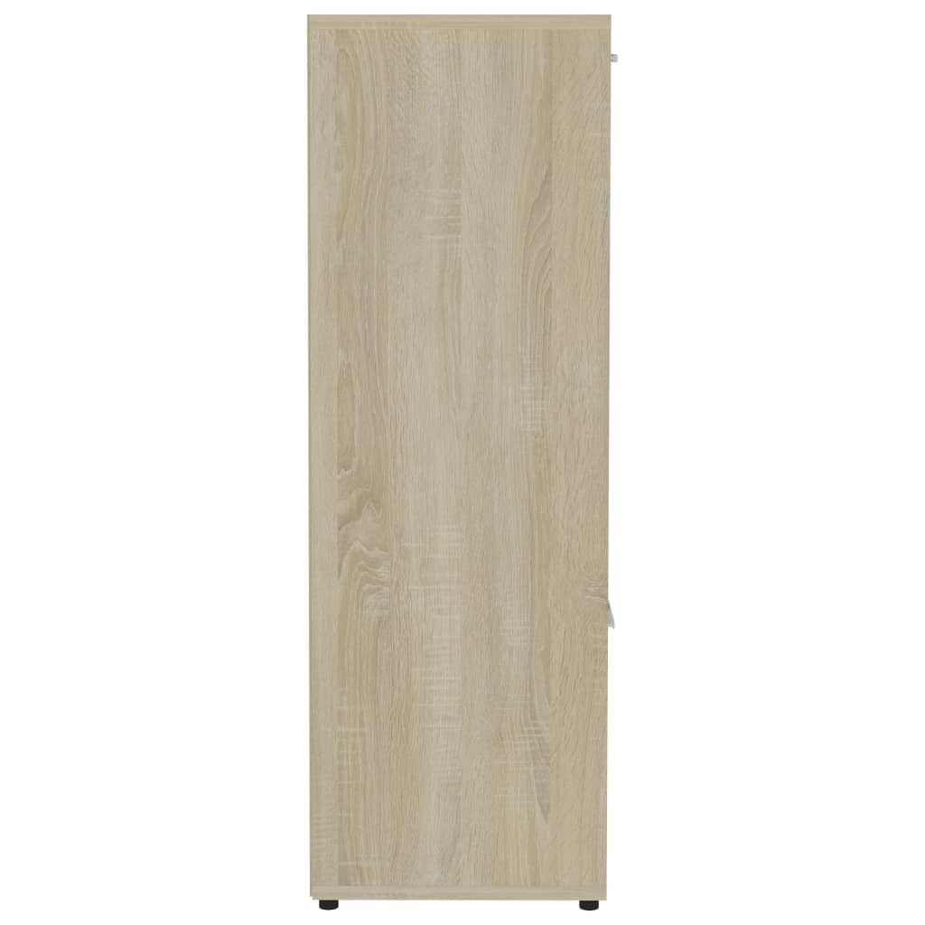 Bookcase, Sonoma oak, 90 x 30 x 90 cm, chipboard