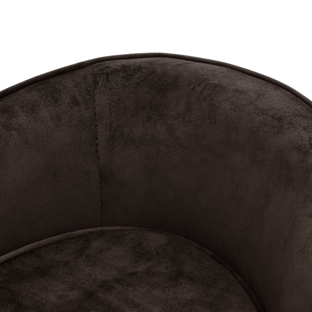 Dog sofa, brown, 69 x 49 x 40 cm, plush
