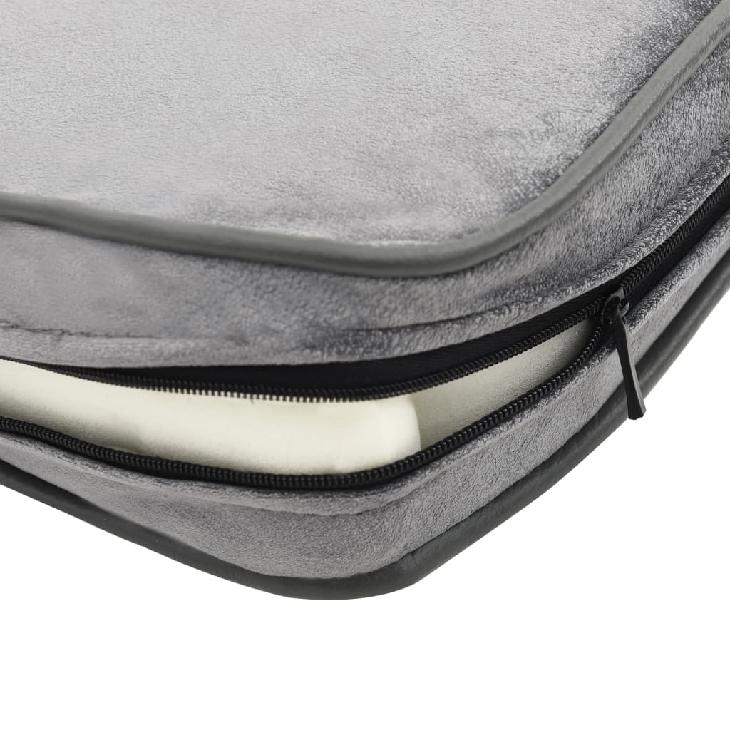 Dog sofa, gray, 72 x 45 x 30 cm, plush