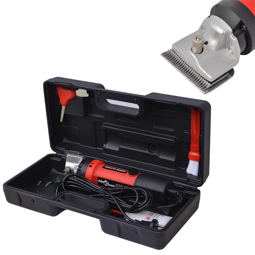 Horse clipper set, 6 pieces, 550 W