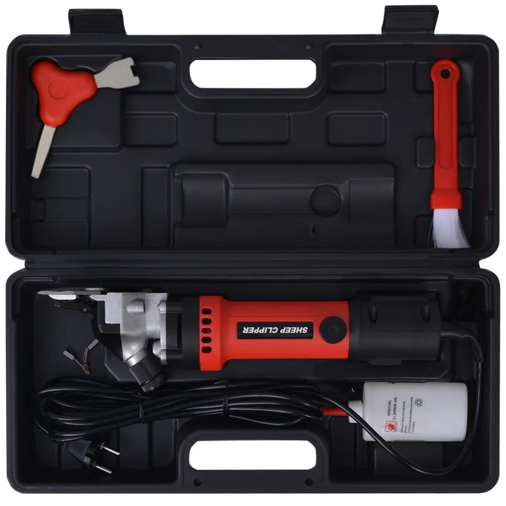 Sheep shearing machine set, 7 pieces, 550 W