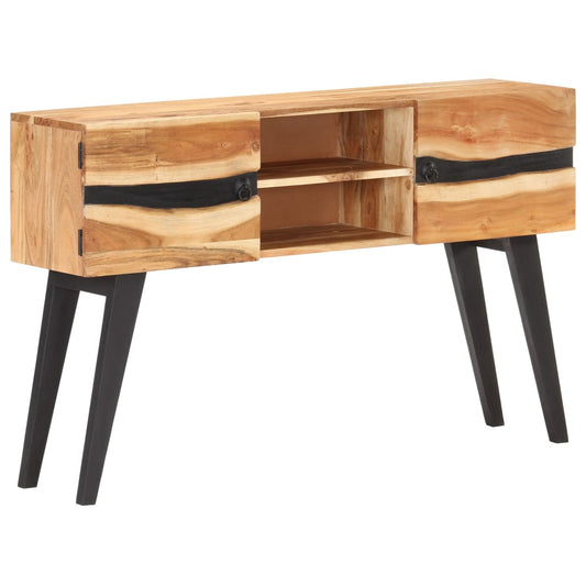 Sideboard, 120x30x75 cm, solid acacia wood