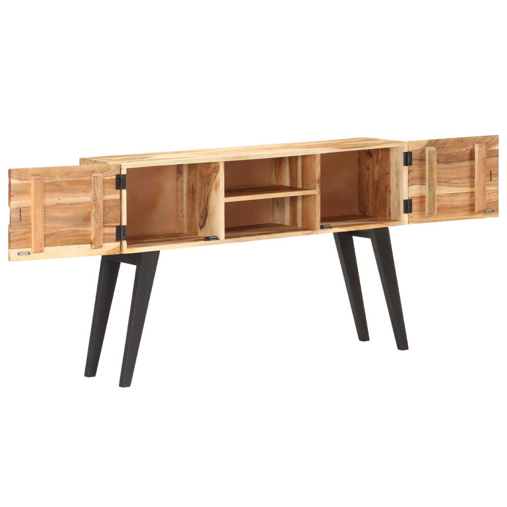 Sideboard, 120x30x75 cm, solid acacia wood