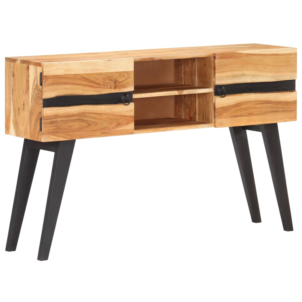 Sideboard, 120x30x75 cm, solid acacia wood