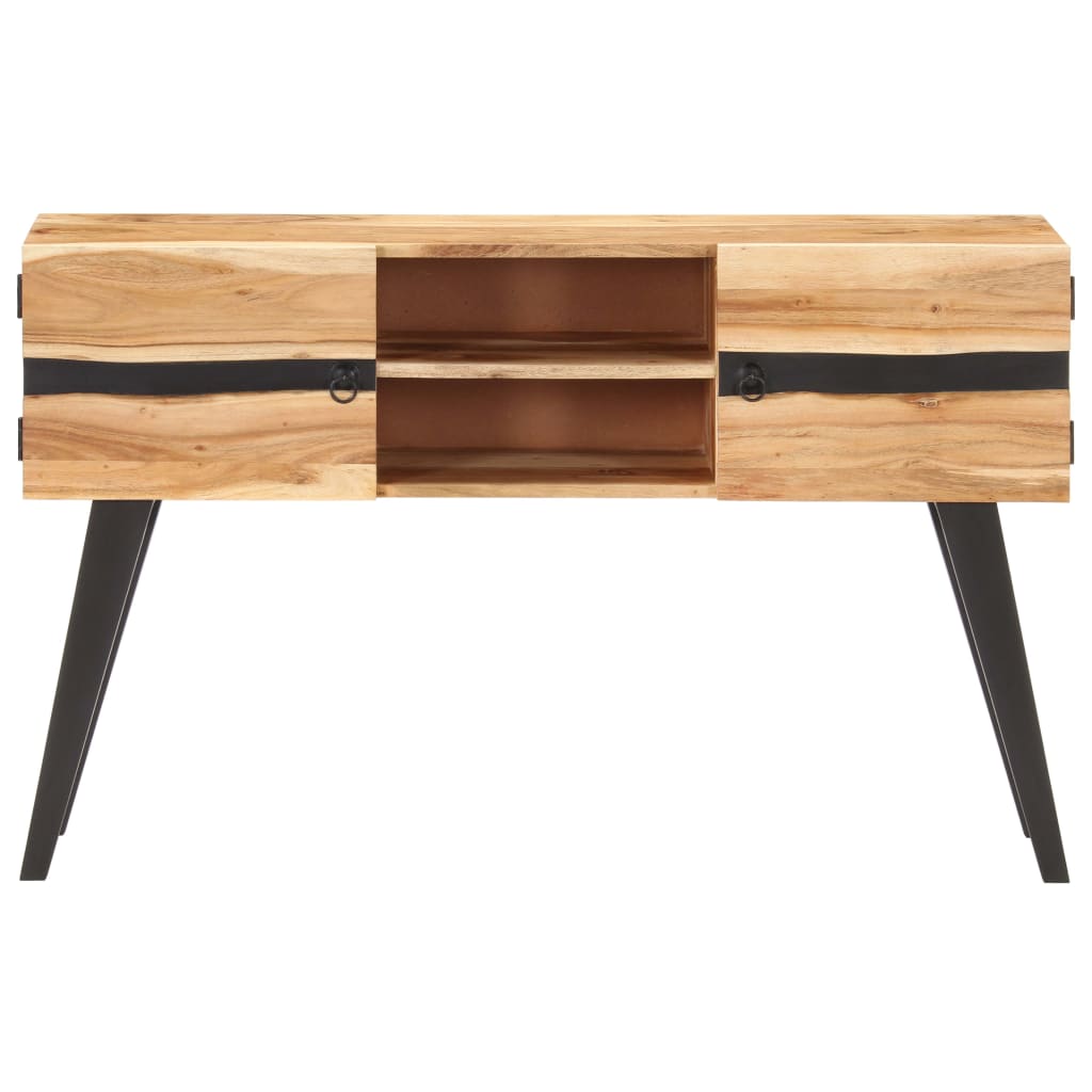 Sideboard, 120x30x75 cm, solid acacia wood
