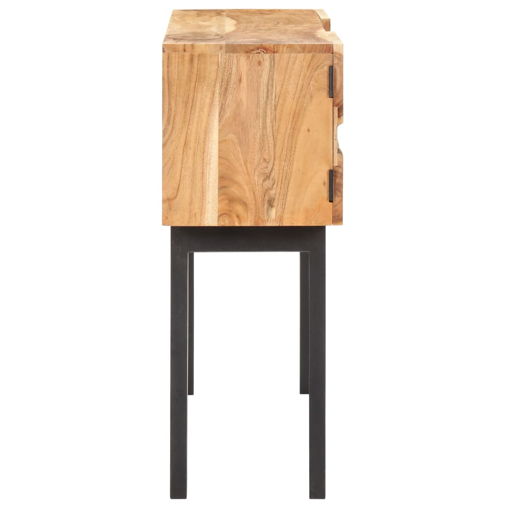 Sideboard, 120x30x75 cm, solid acacia wood