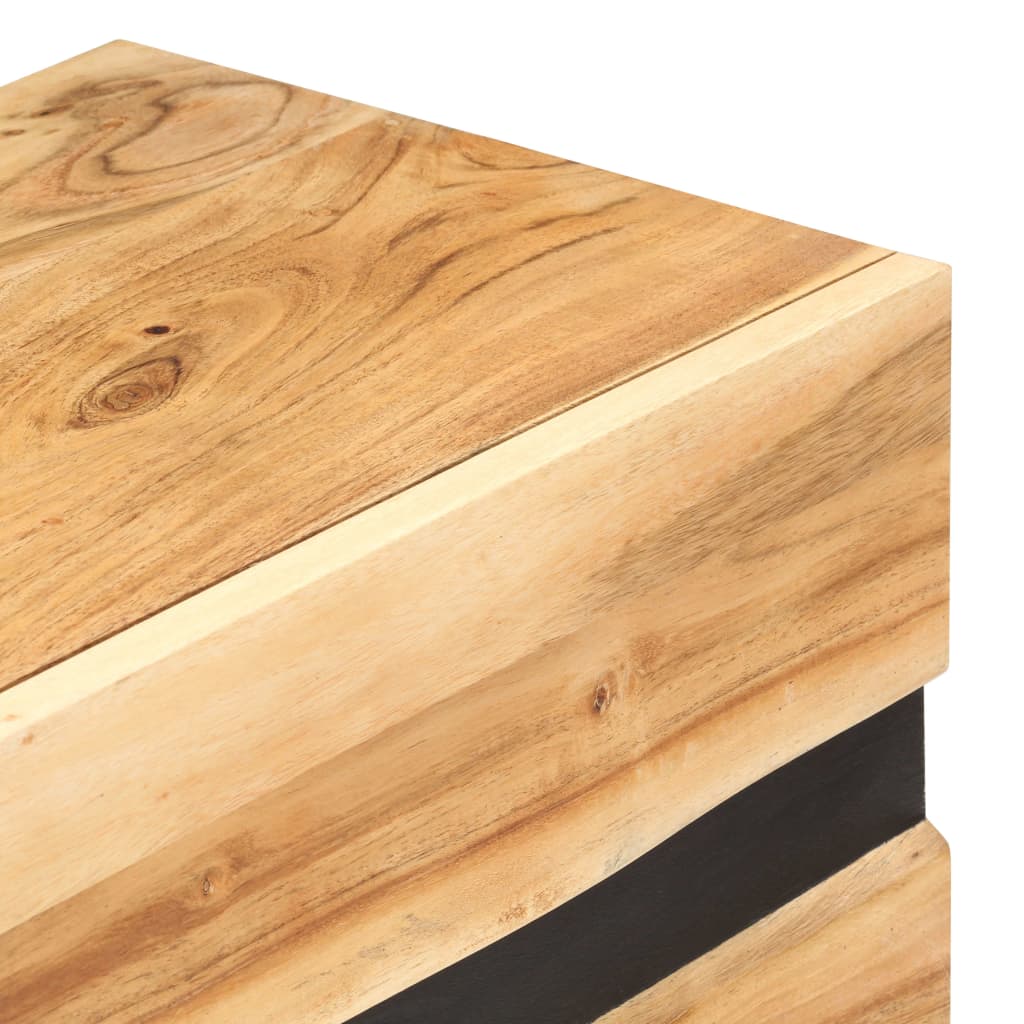 Sideboard, 120x30x75 cm, solid acacia wood