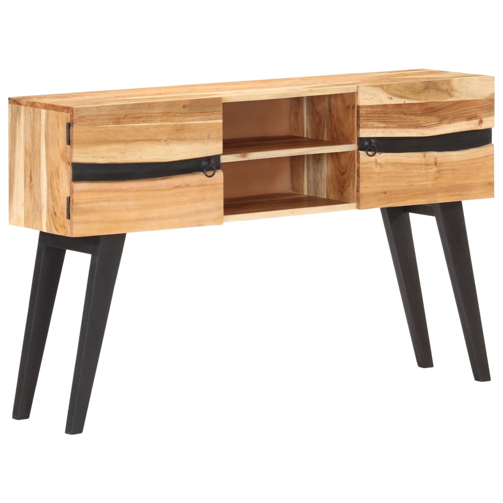 Sideboard, 120x30x75 cm, solid acacia wood