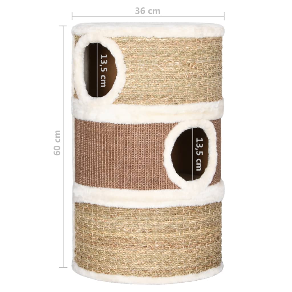 Cat scratching post, 60 cm, sea grass