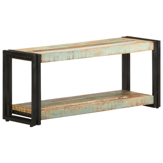 Comodă TV, 90x30x40 cm, lemn masiv reciclat