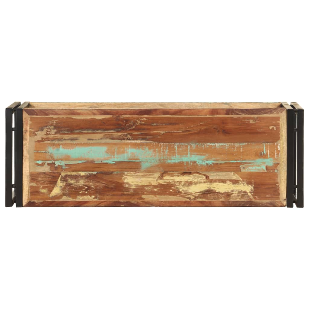 Comodă TV, 90x30x40 cm, lemn masiv reciclat
