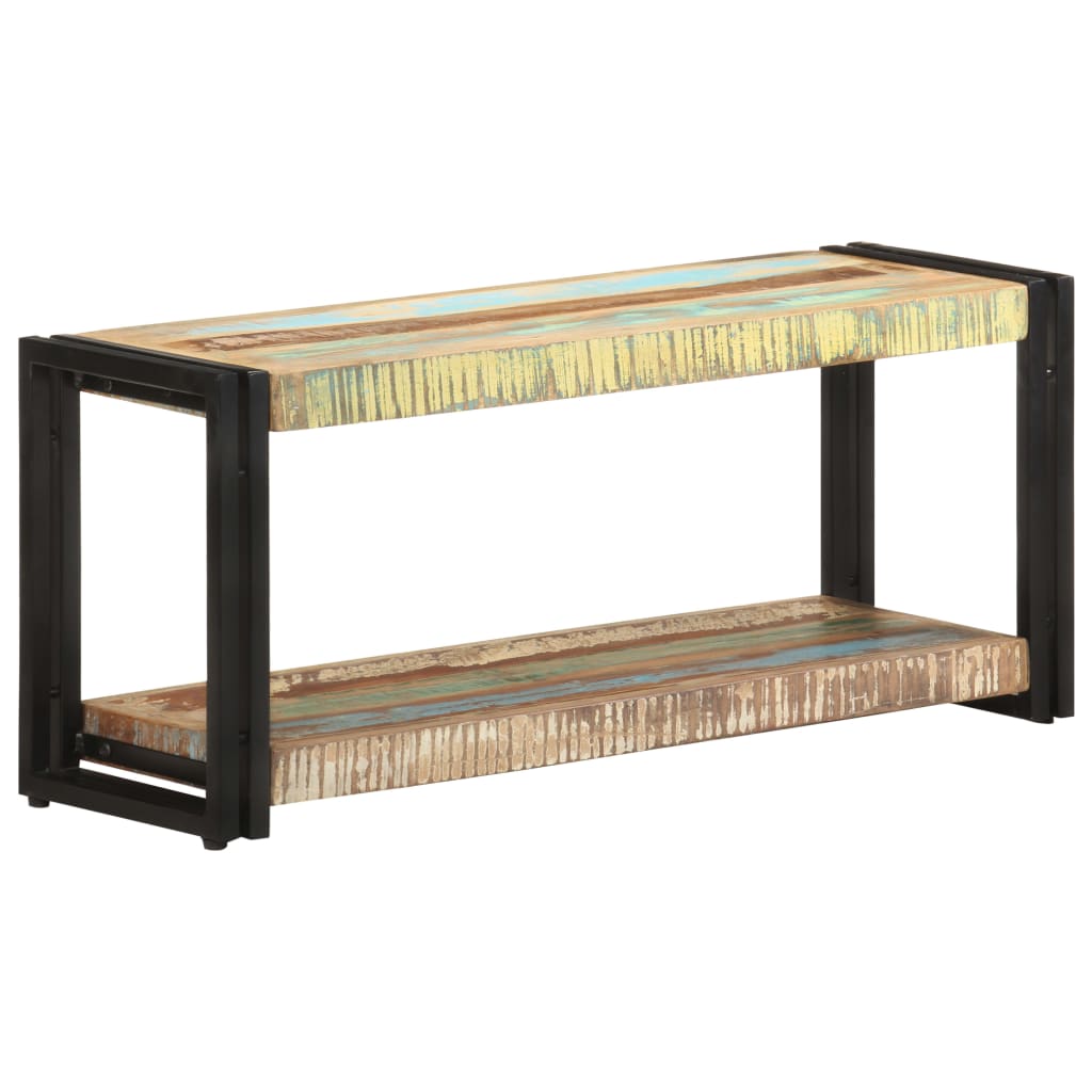 Comodă TV, 90x30x40 cm, lemn masiv reciclat