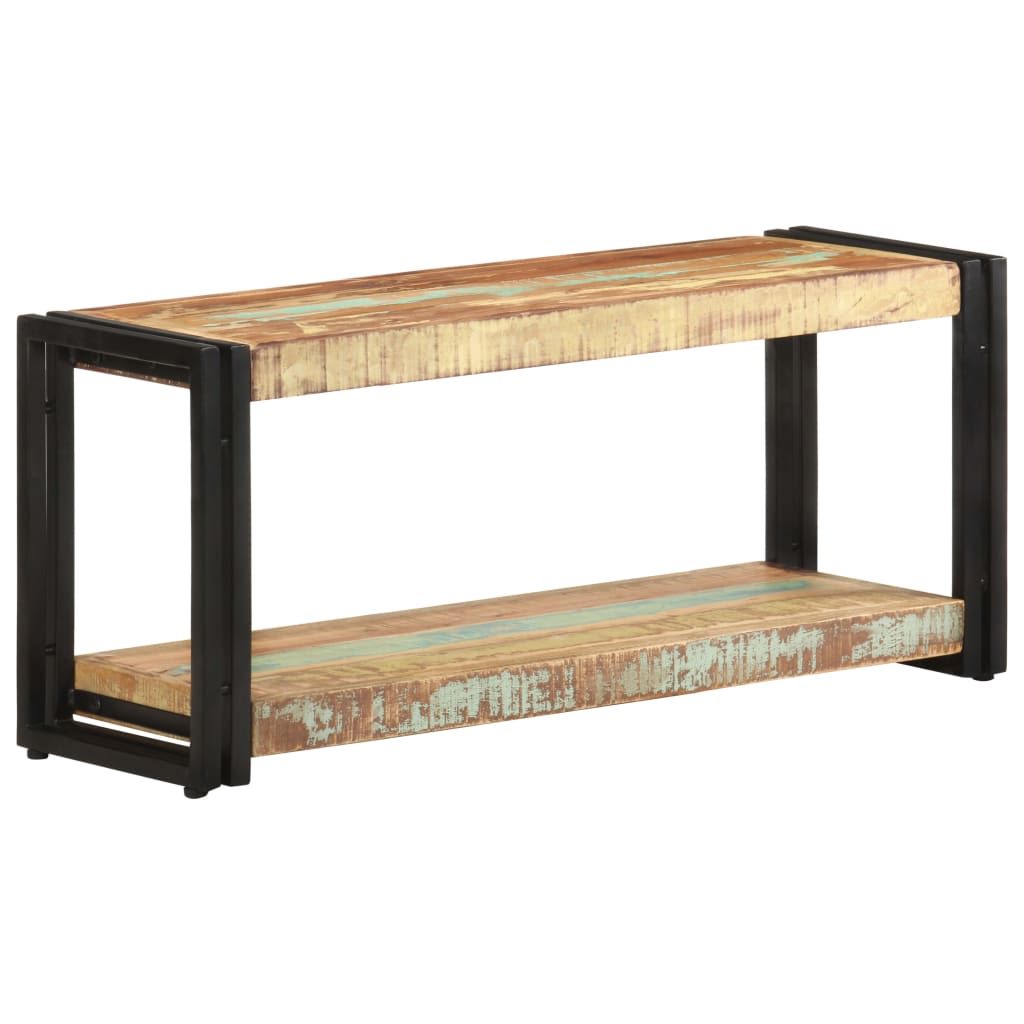 Comodă TV, 90x30x40 cm, lemn masiv reciclat