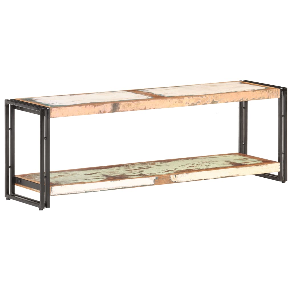 Comodă TV, 120 x 30 x 40 cm, lemn masiv reciclat