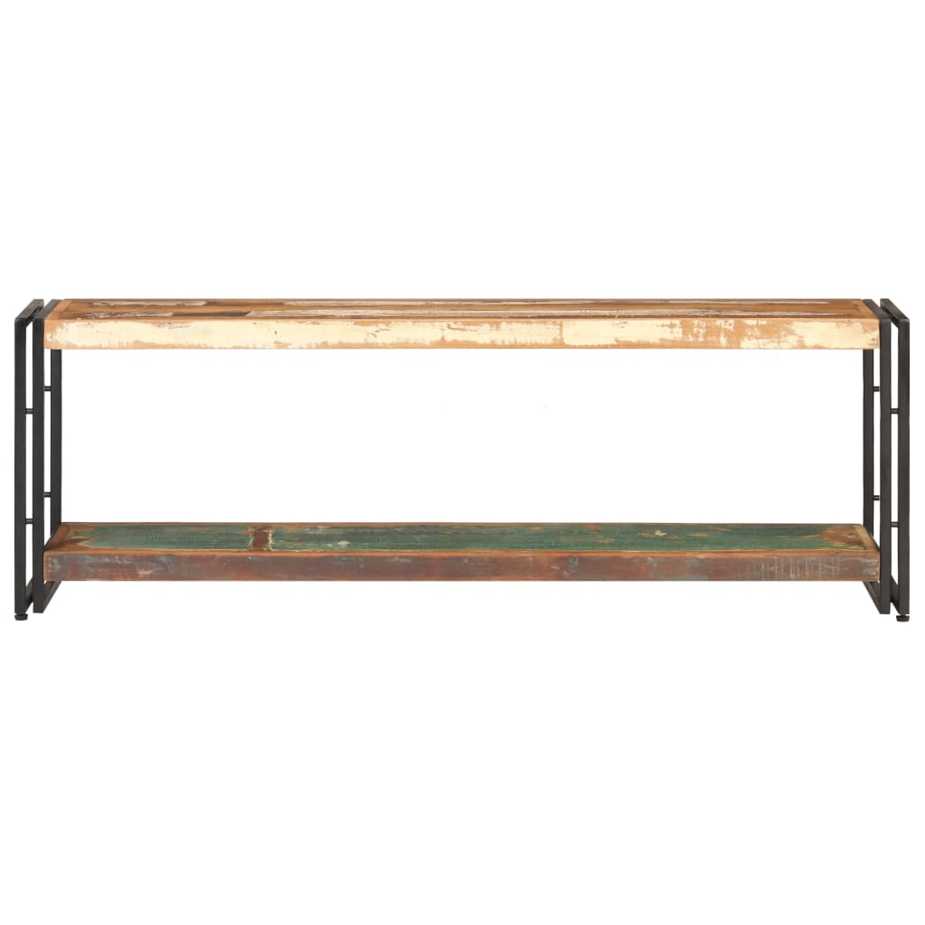 Comodă TV, 120 x 30 x 40 cm, lemn masiv reciclat