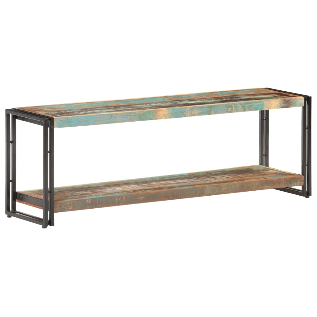 Comodă TV, 120 x 30 x 40 cm, lemn masiv reciclat