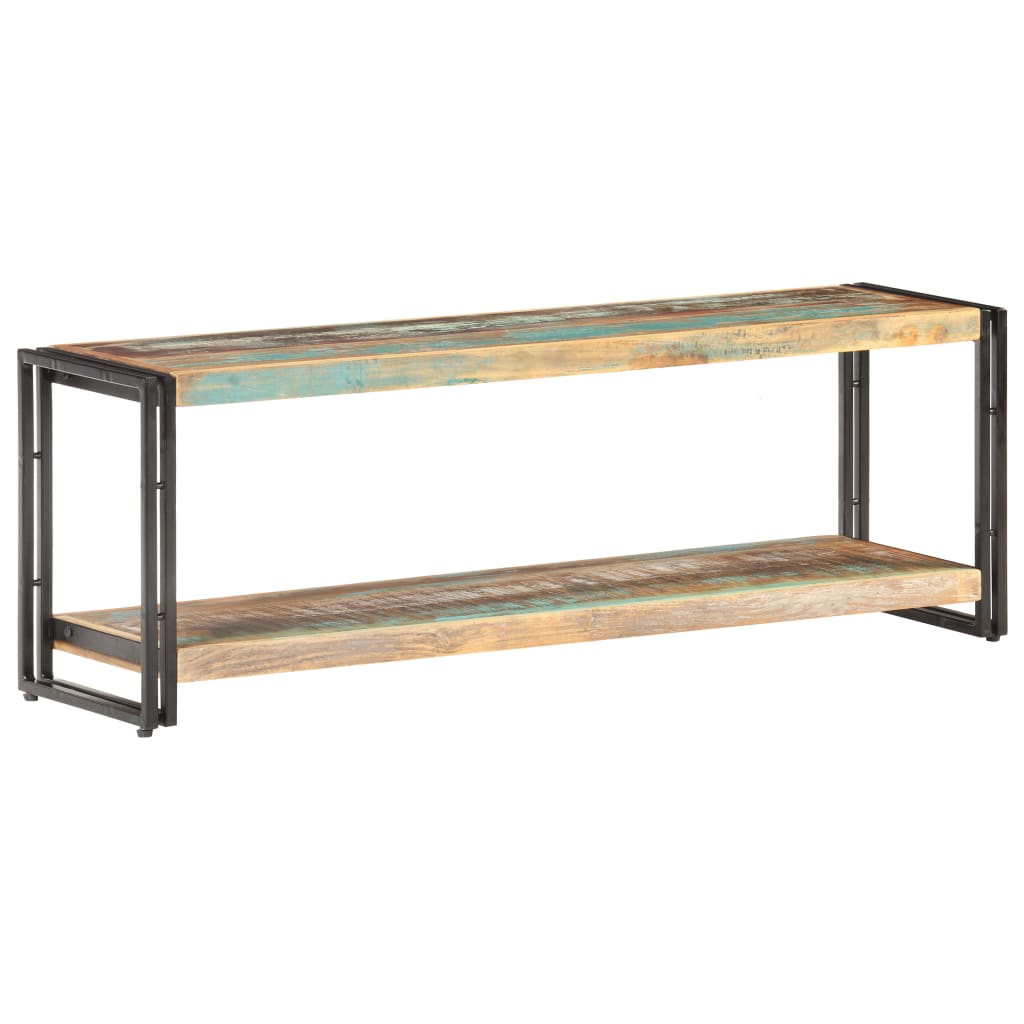 Comodă TV, 120 x 30 x 40 cm, lemn masiv reciclat
