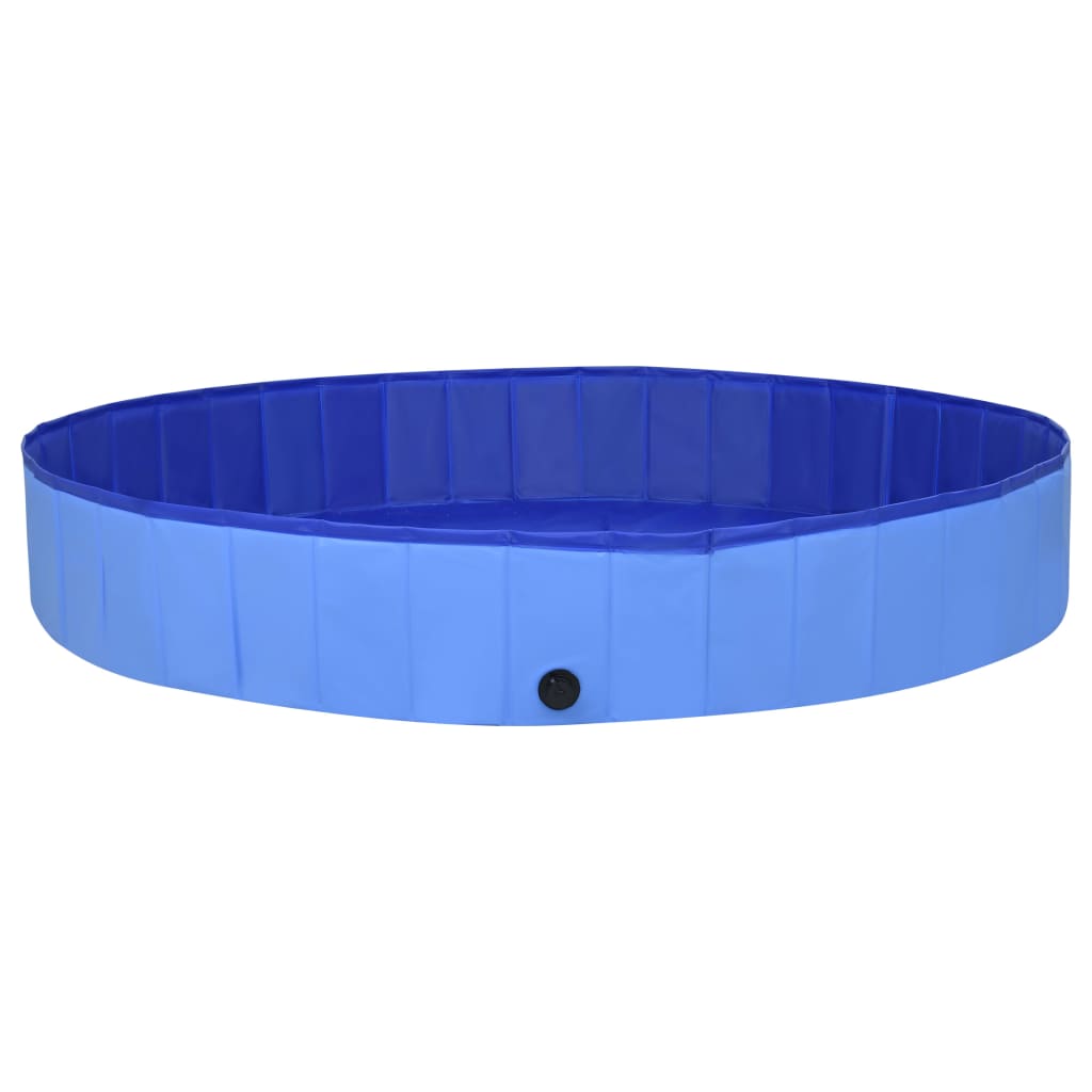 Foldable dog pool, blue, 300 x 40 cm, PVC