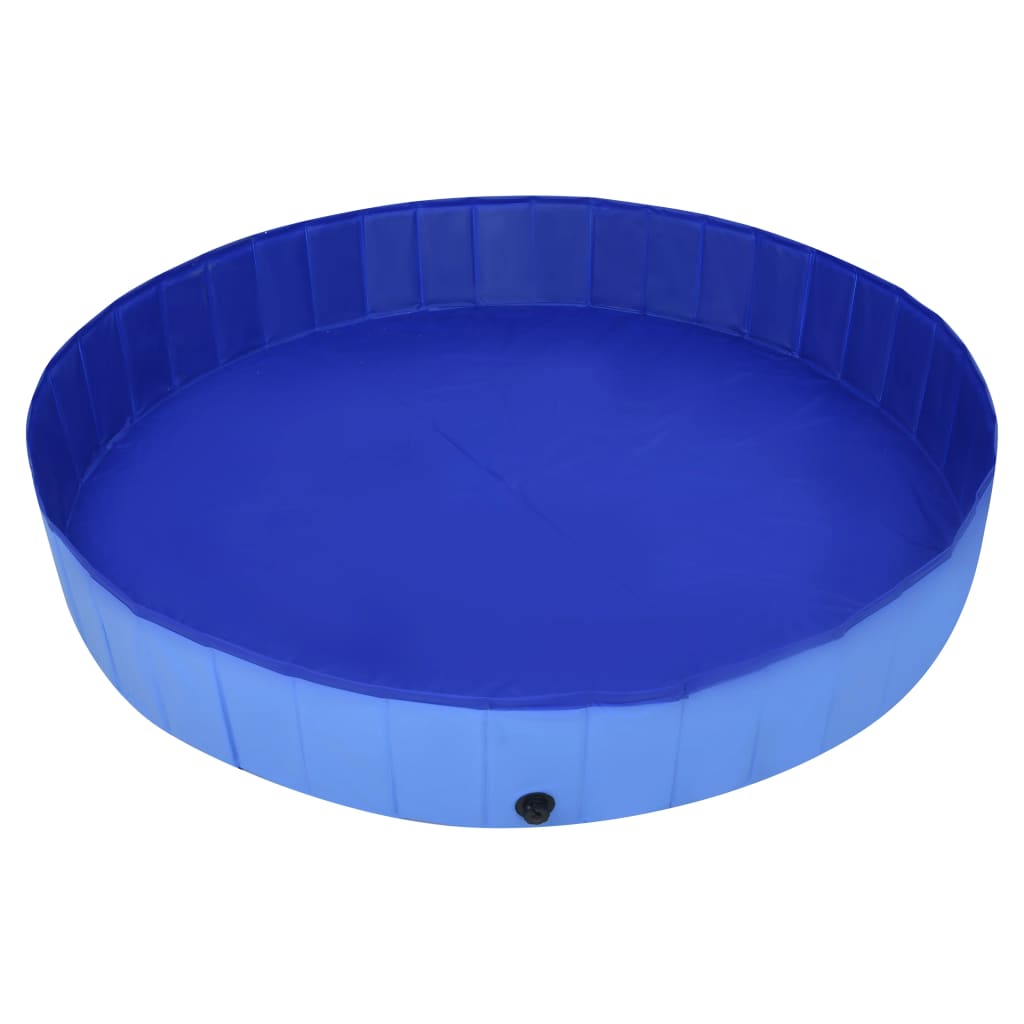 Foldable dog pool, blue, 300 x 40 cm, PVC