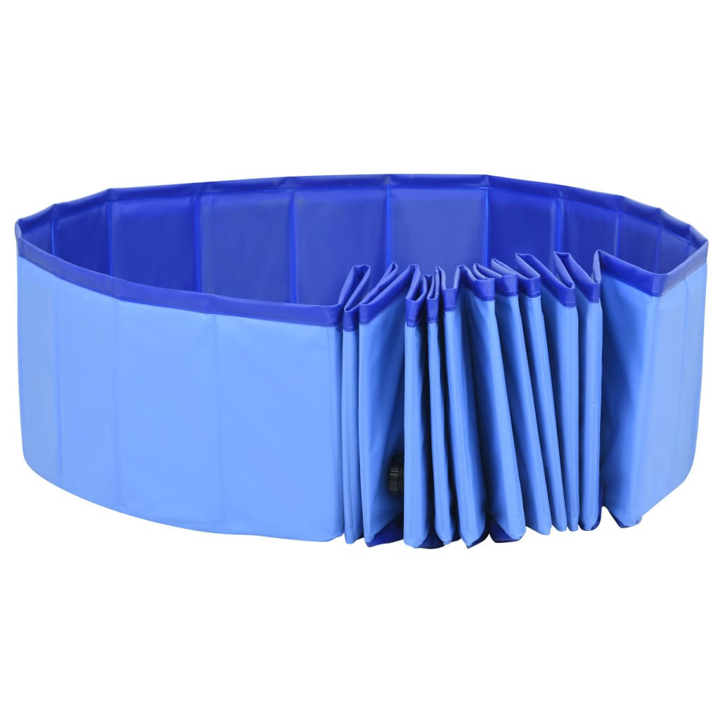 Foldable dog pool, blue, 300 x 40 cm, PVC