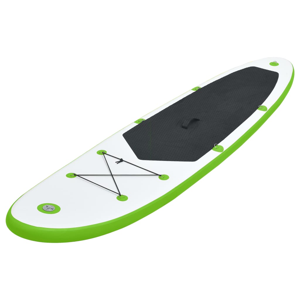 Inflatable SUP board set, green and white