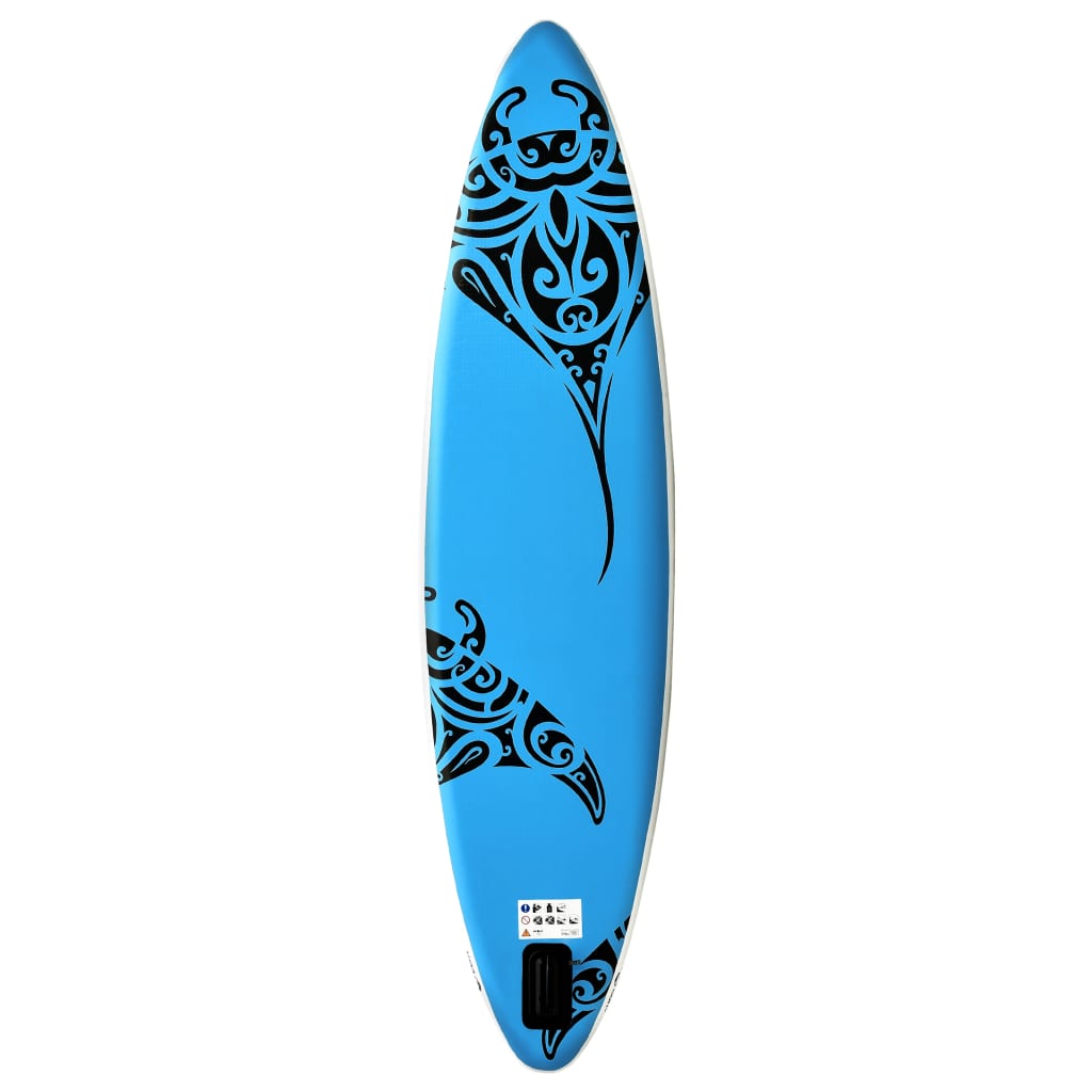 Inflatable SUP board set, blue, 305x76x15 cm
