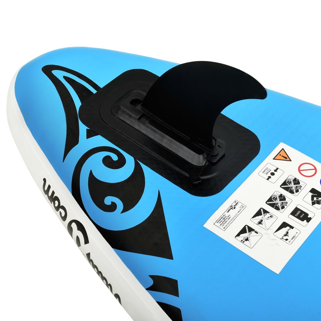Inflatable SUP board set, blue, 305x76x15 cm