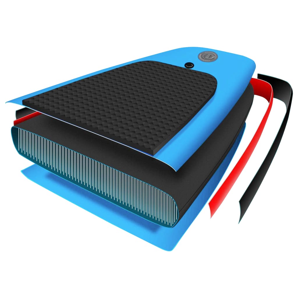 Inflatable SUP board set, blue, 366x76x15 cm