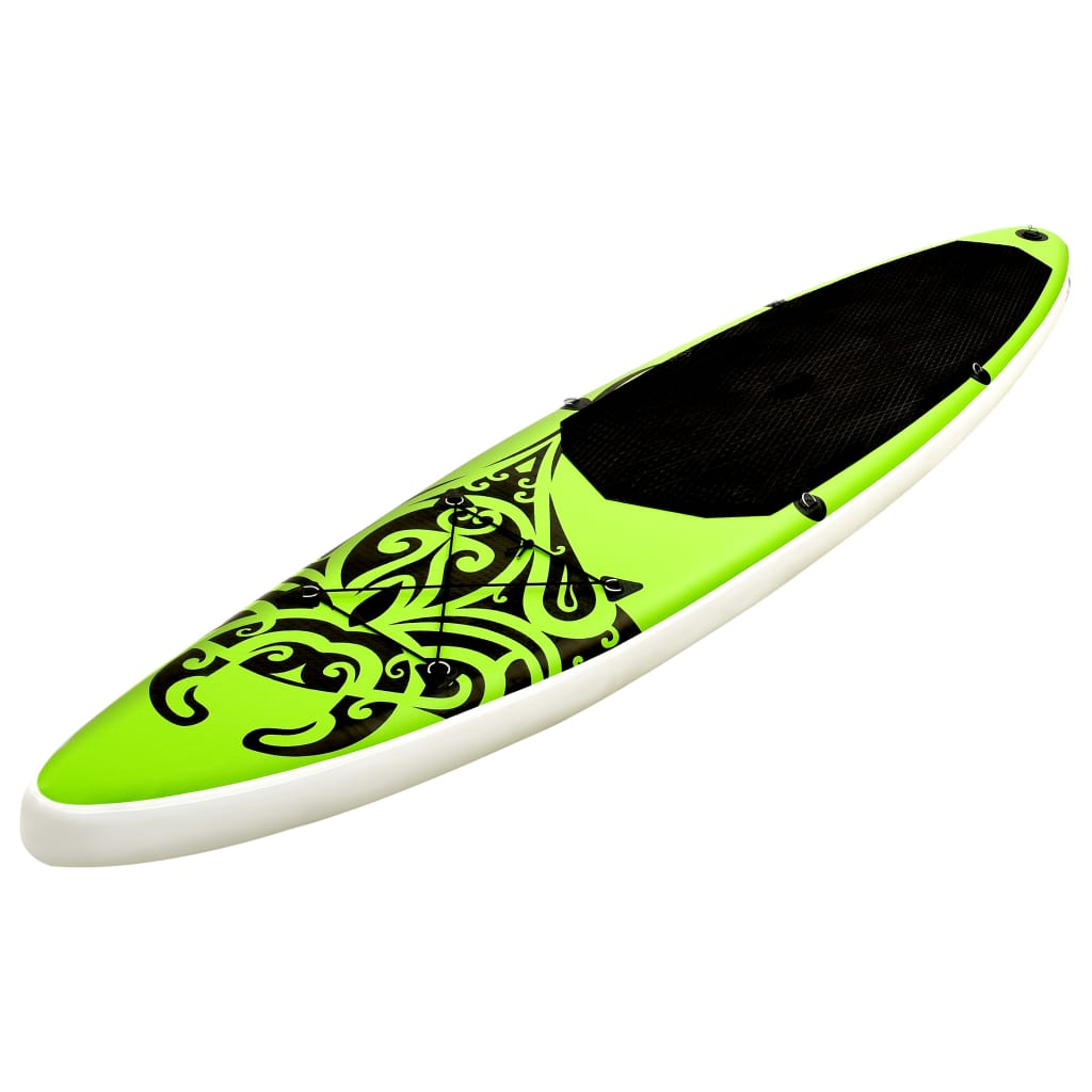 Inflatable SUP board set, green, 305x76x15 cm