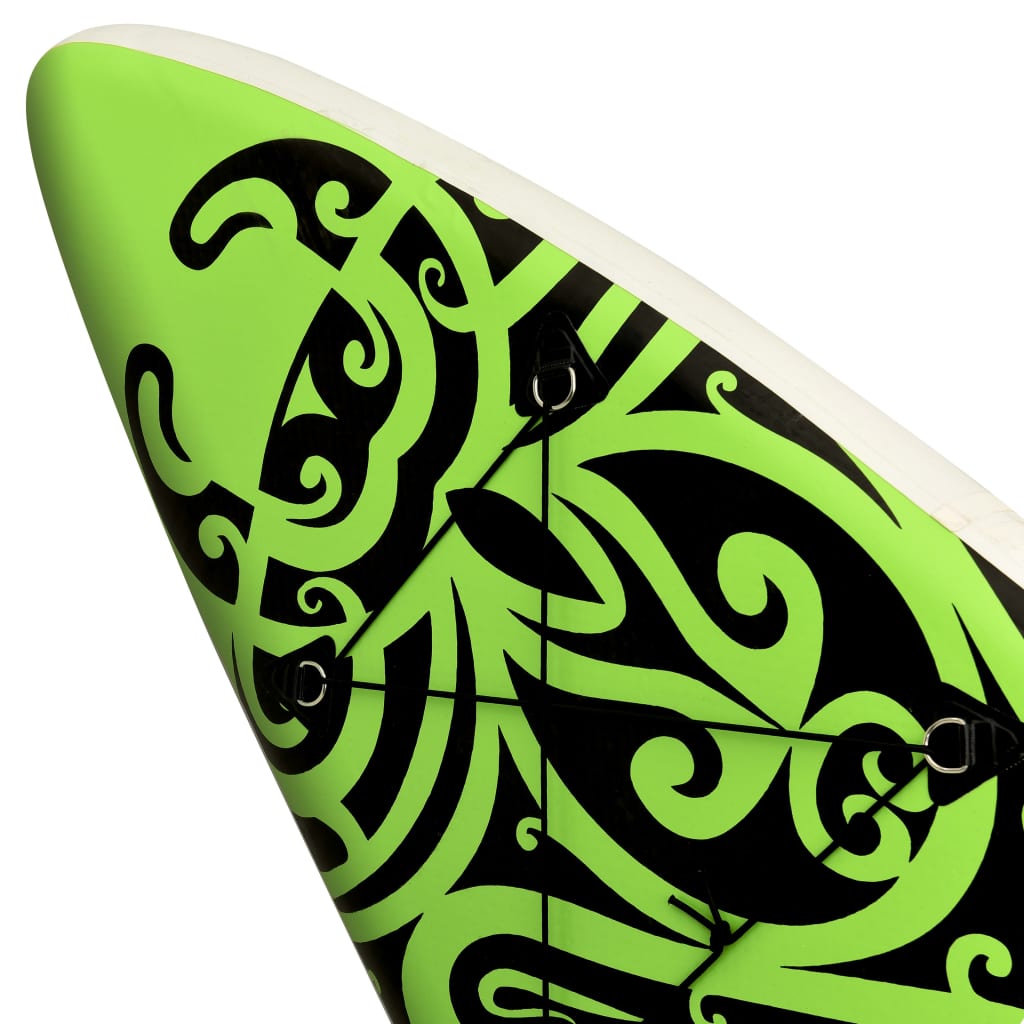 Inflatable SUP board set, green, 305x76x15 cm