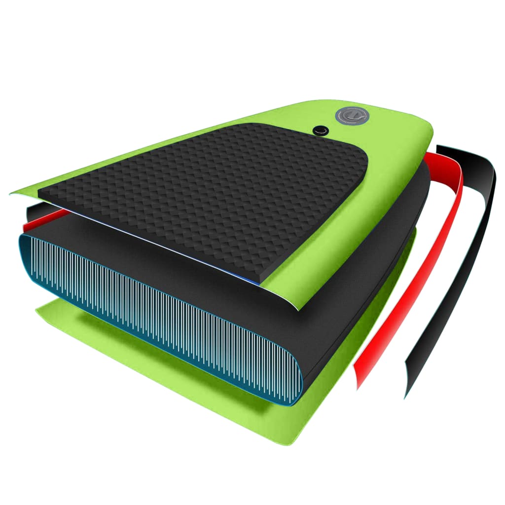 Inflatable SUP board set, green, 305x76x15 cm