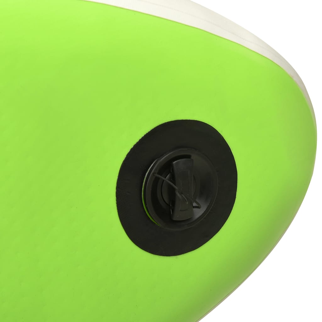 Inflatable SUP board set, green, 366x76x15 cm