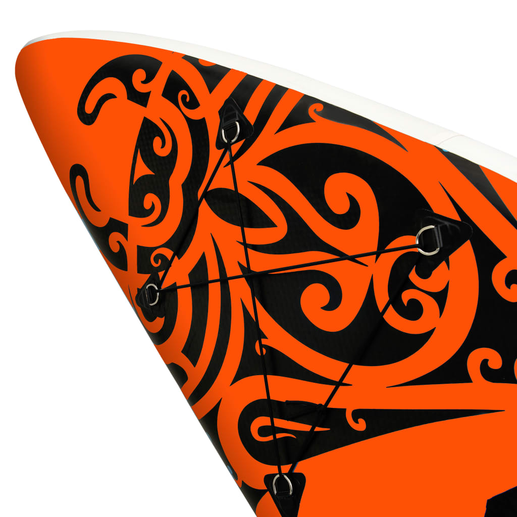 Inflatable SUP board set, orange, 305x76x15 cm