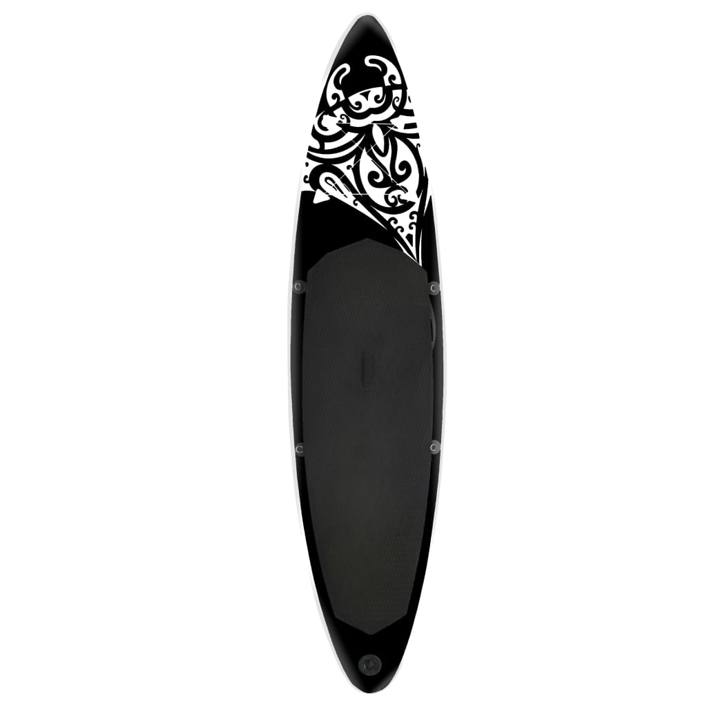 Inflatable SUP board set, black, 305x76x15 cm