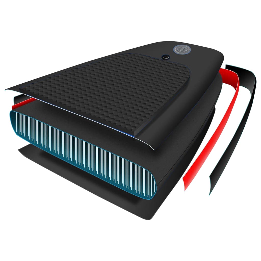Inflatable SUP board set, black, 305x76x15 cm