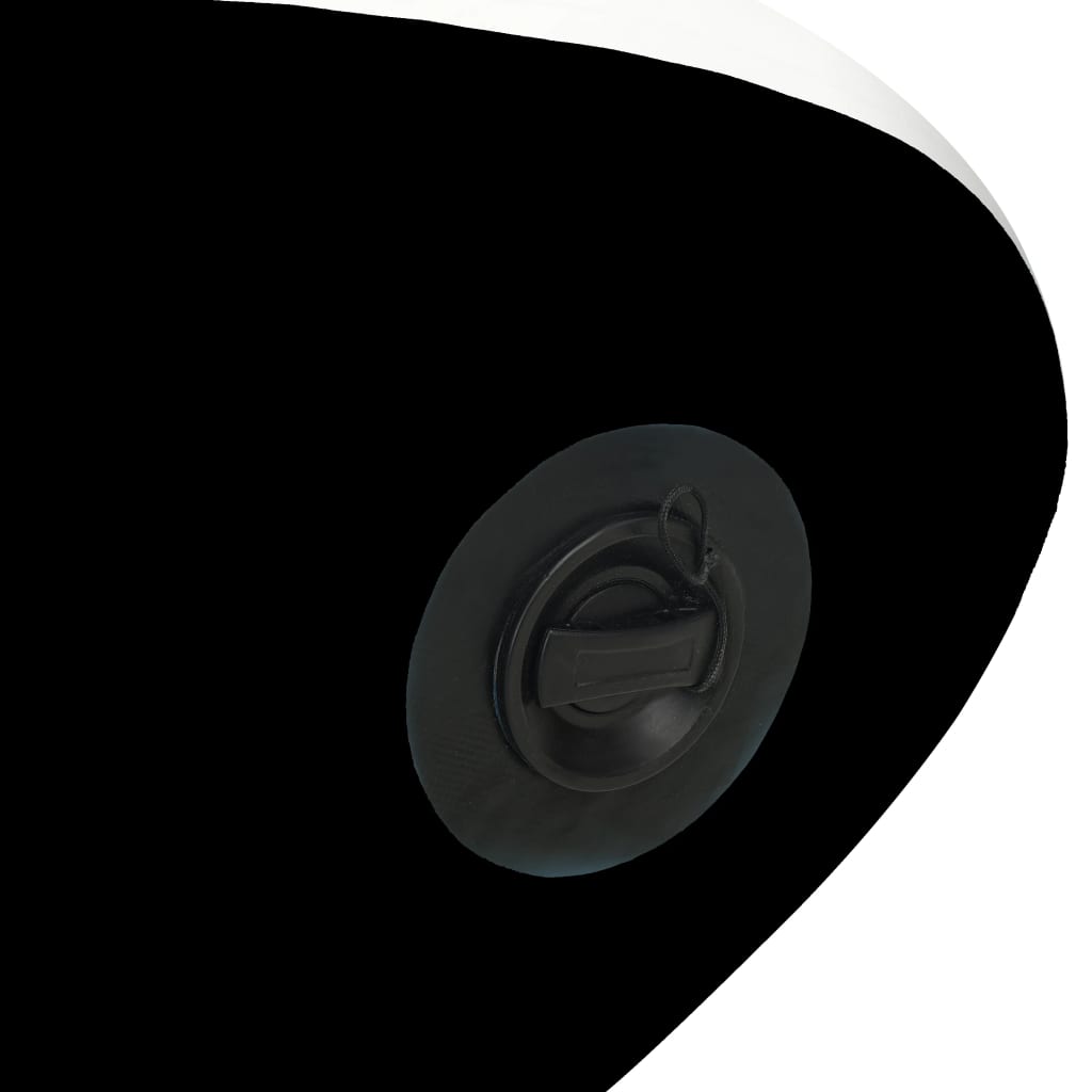 Inflatable SUP board set, black, 320x76x15 cm